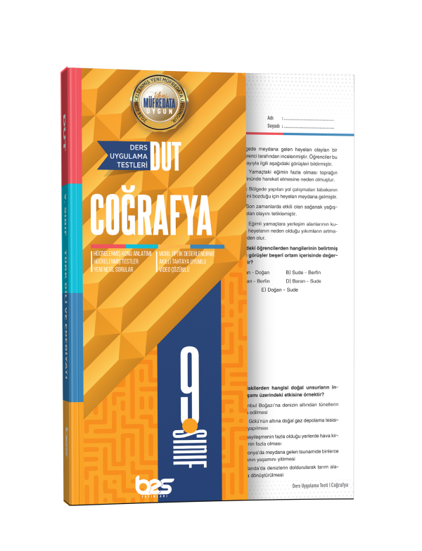 BES DUT 09.SINIF UYGULAMA TESTİ COĞRAFYA - 2025-26